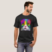 T-shirt Diversity Love Happiness Peace Creative Cute Rainb (Devant entier)