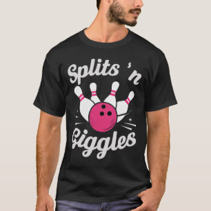 T-shirt Divertissants Divisions N Rires Bowling Quilleur B