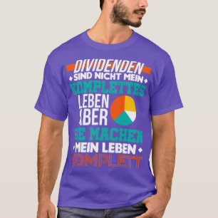 T-shirt Dividends Investisseur Conservative Buy And Hold