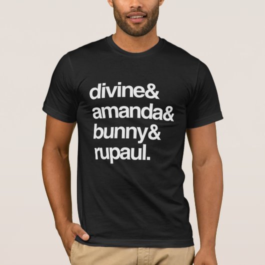 T-shirt Divine Amanda Bunny et Ru (Devant)
