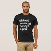T-shirt Divine Amanda Bunny et Ru (Devant entier)