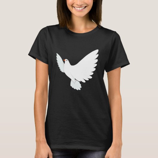 T-shirt Divine Female Peace Dove (Devant)