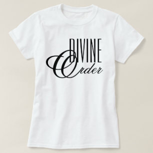 T-shirt Divine Order 90s minimaliste chic foi tee shirt