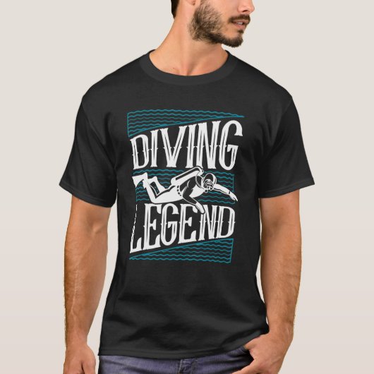 T-shirt Diving Legend Sport Diving Underwater Technical Sc (Devant)