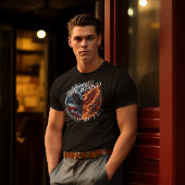 T-shirt Divisé On Tombe Les États-Unis Brûler