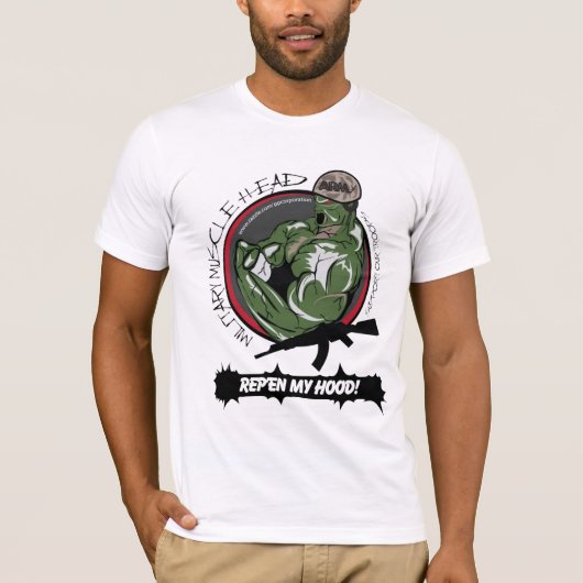 T-shirt Division d'armée de MHCM -- Rep'en mon capot (Devant)