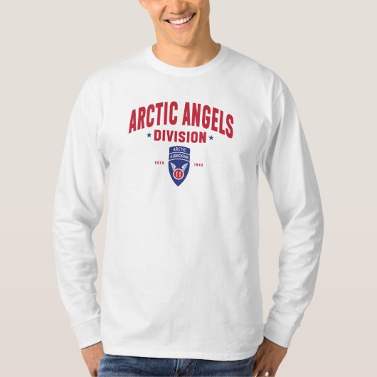T-shirt Division des anges de l'Arctique 11e division aéro (Devant)