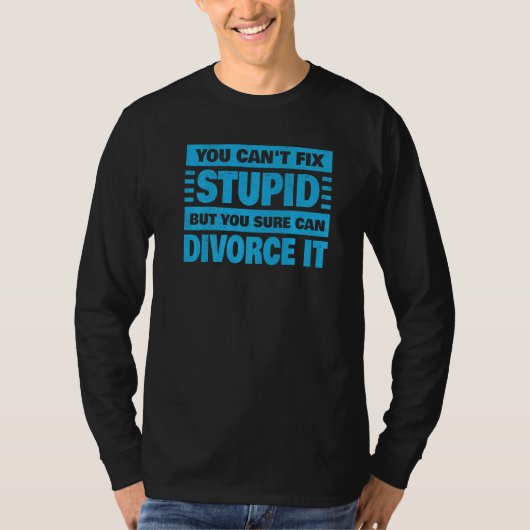 T-shirt Divorce cool Pour Hommes Femmes Récemment En Décom (Devant)