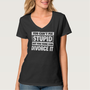 T-shirt Divorce cool Pour Hommes Femmes Récemment En Décom