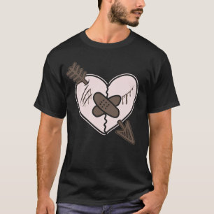 T-shirt Divorce Couple de rupture de coeur cassé