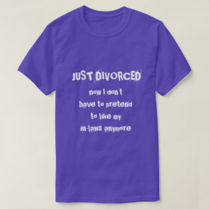 T-shirt divorcé depuis peu