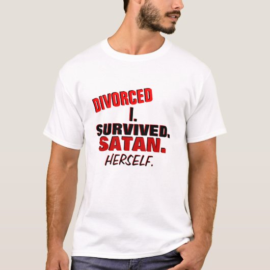 T-shirt divorcé drôle (Devant)