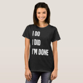 T-shirt Divorce mariage Dissolution du divorce du mariage (Devant entier)