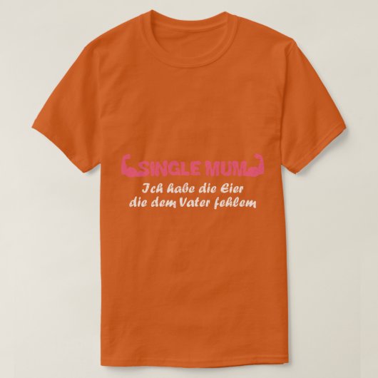 T-shirt Divorce mère mère célibataire (Design devant)