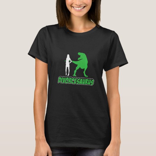 T-shirt Divorcesaurus Divorce Parti Divorce Split S (Devant)