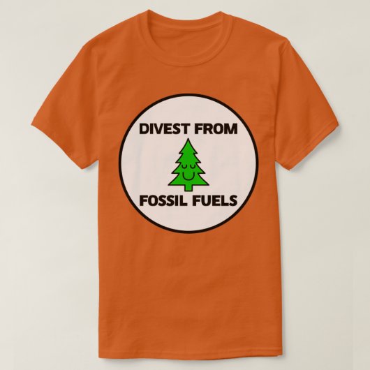 T-shirt Divulguer à partir de combustibles fossiles Énergi (Design devant)