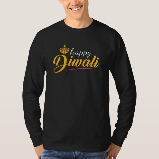 T-shirt Diwali Happy Diwali (Devant)