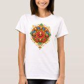 T-shirt 🎆❤️ Diwali Rangoli avec Diya (Devant)