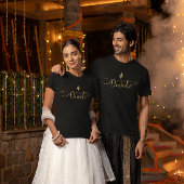 T-shirt Diwali santé richesse sagesse design doré