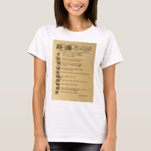 T-shirt dix commandements