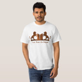 T-shirt Dix commandements et lions (Devant entier)