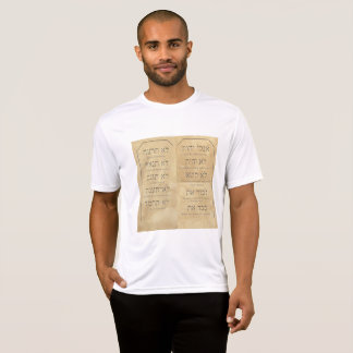 T-shirt Dix commandements T-Shir, compétiteur masculin Spo