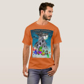 T-shirt Dix Monstres de petite taille Happy Holloween(v2) (Devant entier)