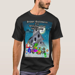 T-shirt Dix Monstres de petite taille heureux Holloween(V1