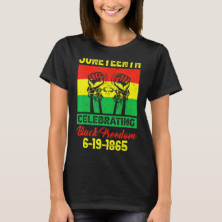 T-shirt Dix-neuvième Fête de la liberté noire en 1865 F af