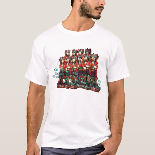 T-shirt Dix petits garçons indiens (Devant)