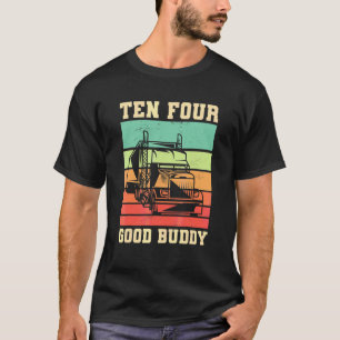T-shirt Dix-Quatre Bon Pote Pour Un Trucker