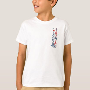 T-shirt Dix-Sept 76 Terre de liberté Patriotique Quatre 