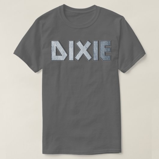 T-shirt Dixie en métal lourd (Design devant)