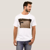 T-shirt Dixie sautant outre du dock (Devant entier)