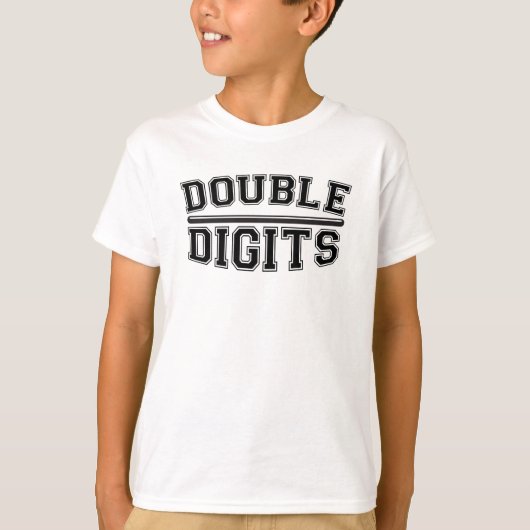 T-shirt Dixième anniversaire| anniversaire à deux chiffres (Devant)