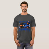 T-shirt Dixon Champion 2020 texte bleu (Devant entier)
