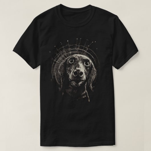 T-shirt Dizzy Dachshund (Design devant)