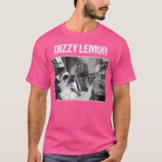 T-shirt Dizzy Lemur - Jazz Lemur Jouer Trumpet