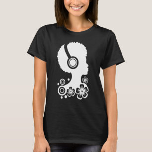 T-shirt Dj African American Dance Mix Radio Disque Jockey
