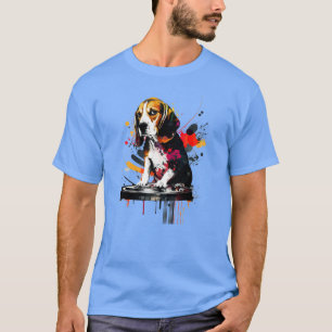 T-shirt DJ beagle