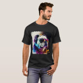 T-shirt DJ Bulldog (Devant entier)