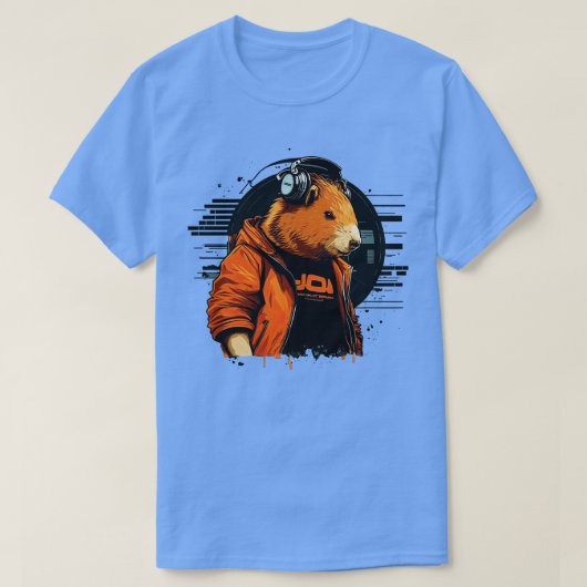T-shirt Dj Capybara 1 (Design devant)