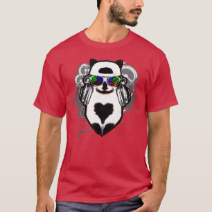 T-shirt DJ Cat Shirt DJ Tee - shirt DJ Tourne-disque Shirt