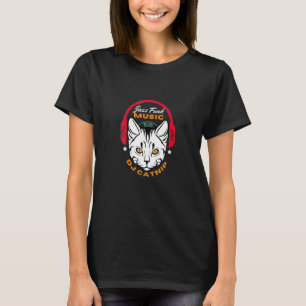 T-shirt Dj Catnip Jazz Funk Soul Music Pour Chat