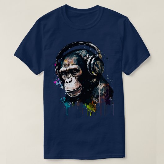 T-shirt DJ Chimp (Design devant)