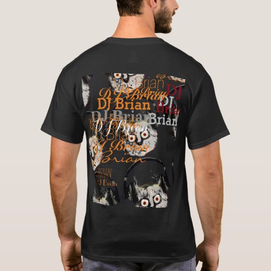 T-shirt DJ cool et élégant (Dos)