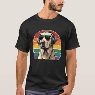 T-shirt DJ cool Labrador - Music Lover