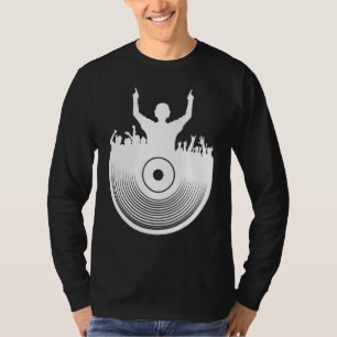 T-shirt Dj Dance Mix Radio Disque Jockey Deejay Djing Spin