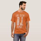 T-shirt DJ DeeJay Music Techno (Devant entier)