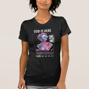 T-shirt DJ Dieu est ici — Danse les bonnes vibrations main